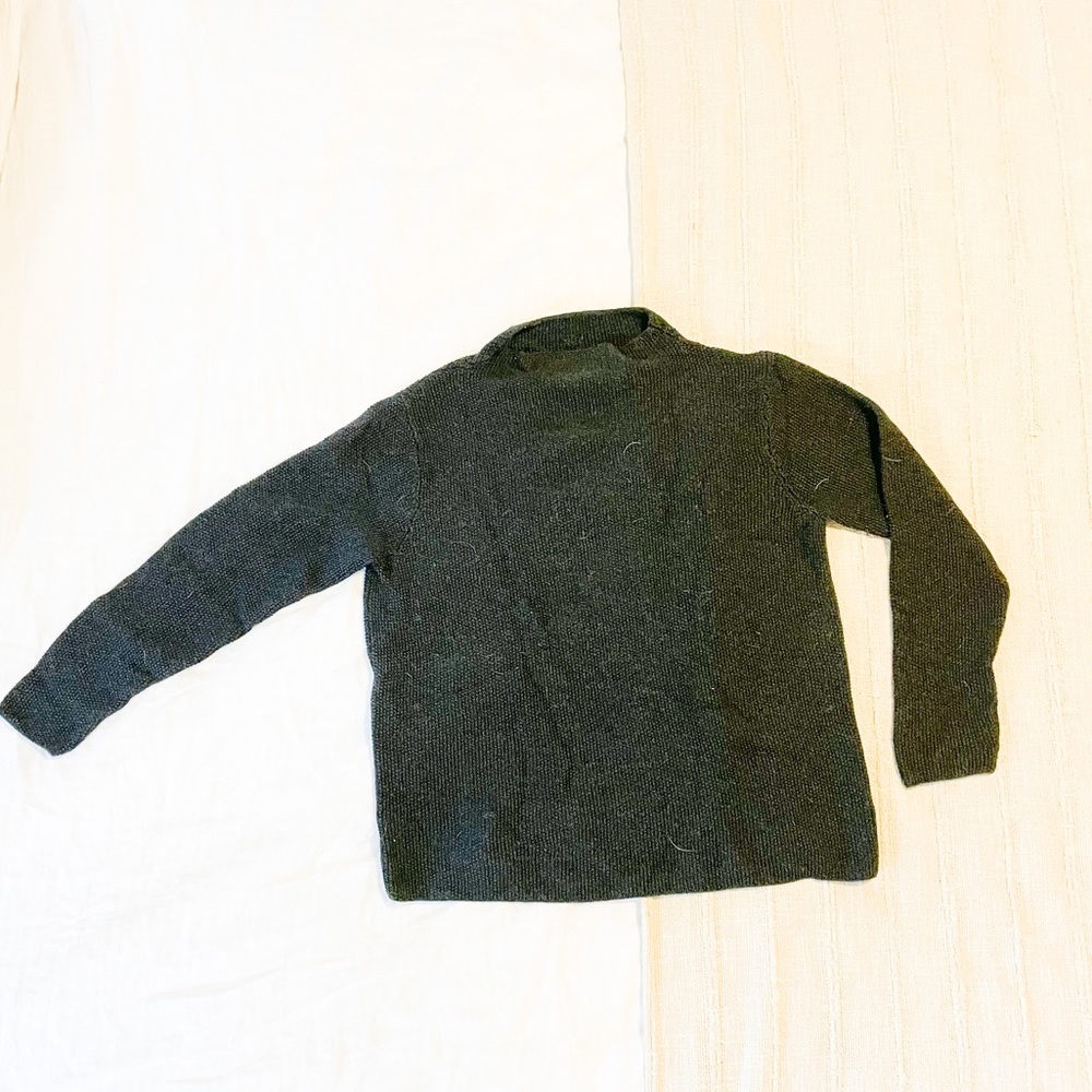 Eileen Fisher Wool Funnel Neck Sweater